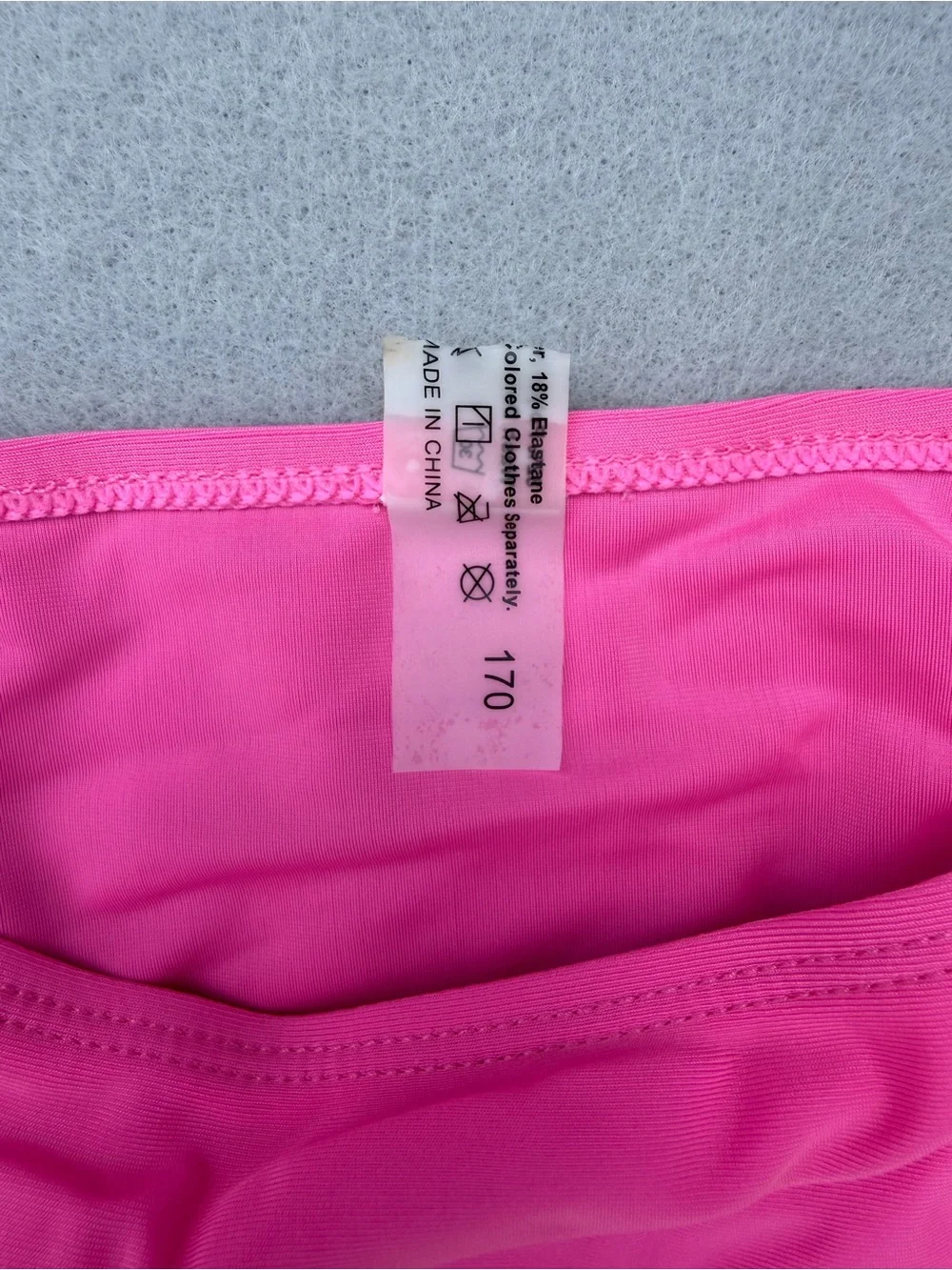 Girls 3 Piece Wrap Bikini Top with Bottoms and Shorts Swim Suit Size 170 aka 14